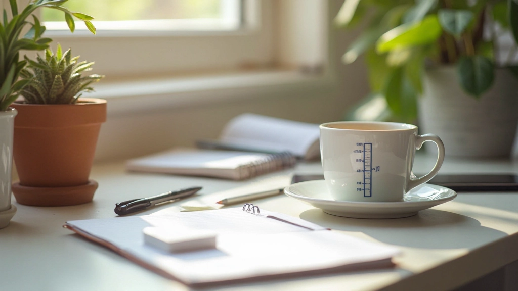 Профессиональное фото рабочего места с помидором и таймером на столе